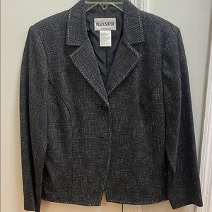 Plaza South Women's Gray Textured Blazer